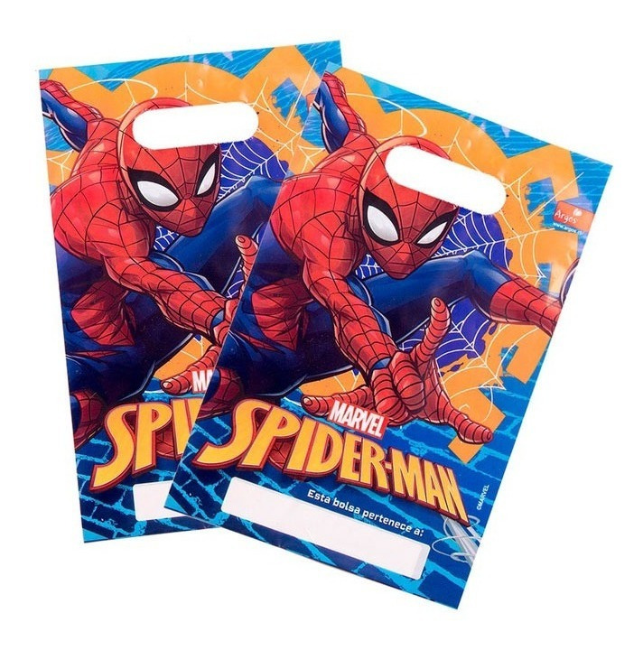 Bolsas Para Dulces Motivo Spiderman