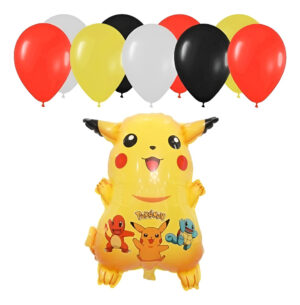 Set Globos Decoración 10 Uds Personajes Pokemon / Pikachu