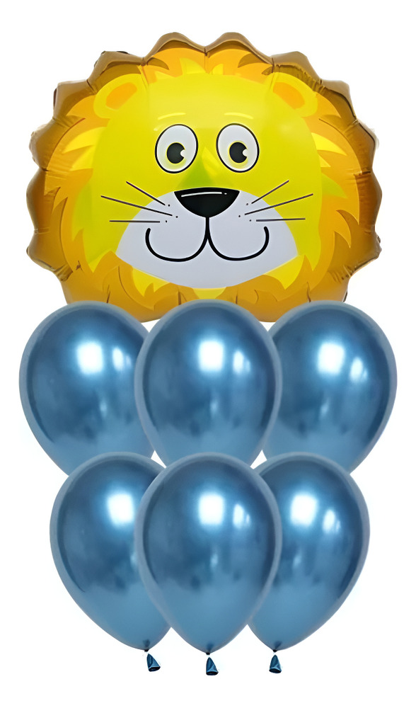 Set De Globos Decoración 7 Uds Personajes Animales - Imagen 8