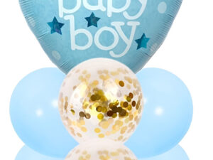 Set De Globos Decoración 7 Uds Forma Corazón Frase Baby