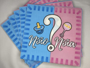 Servilletas De Papel Decoración Revelación De Género