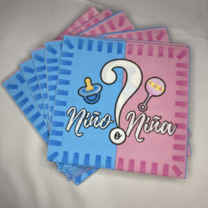 Servilletas De Papel Decoración Revelación De Género