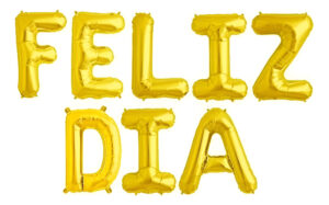 Set De Globos Decoración 8 Uds ( Feliz Dia )
