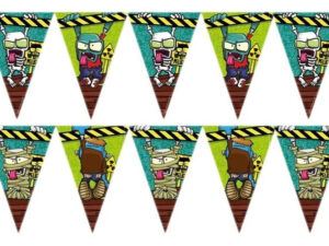 Guirnalda Para Decoración Fiesta Motivo Zombie