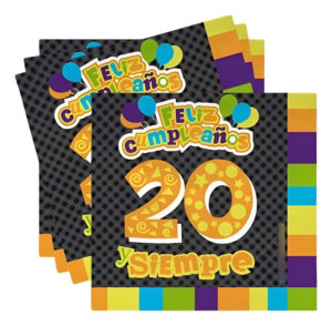 Servilletas Papel Para Decoración Numero Con Frase Y Siempre