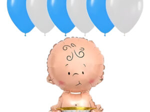 Set Globos Decoración 7 Uds Globo Pequeño Figura Bebe