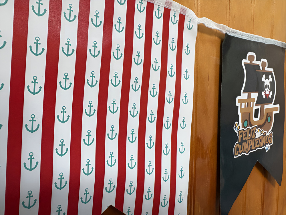 Guirnalda De Pirata Feliz Cumpleaños - Imagen 2