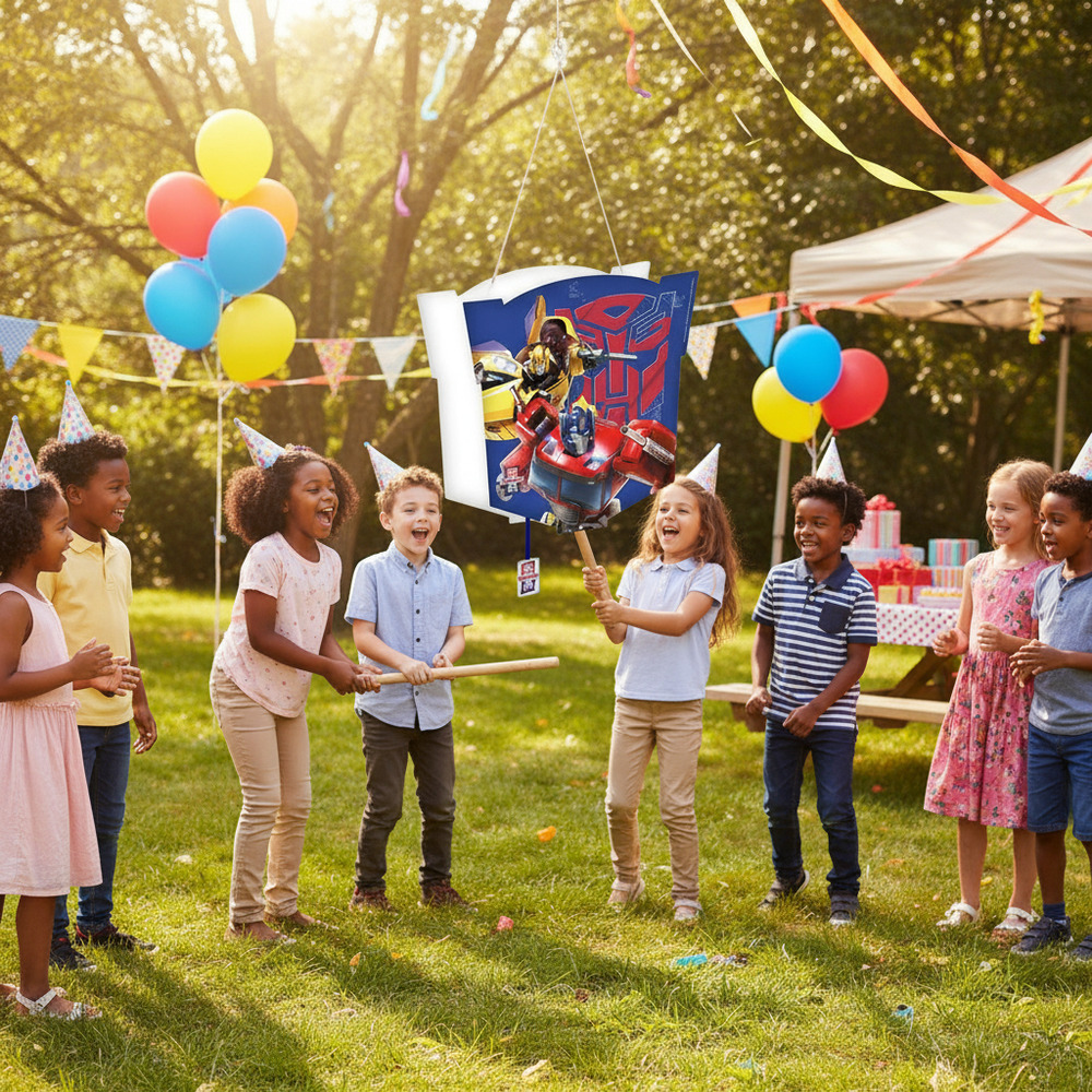 Piñata De Cumpleaños Transformers Autobots - Imagen 4