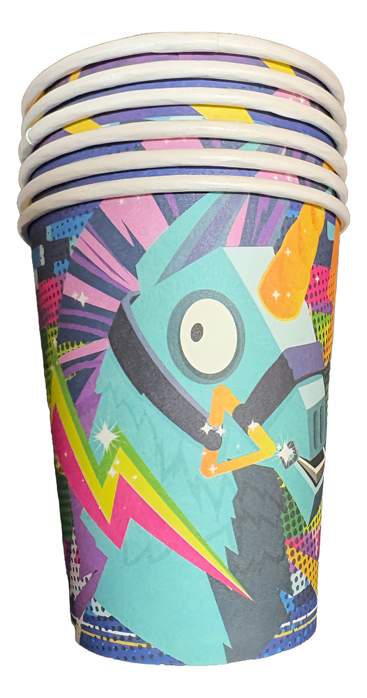 Vasos Fortnite De Cartón, Pack 6u - Imagen 3