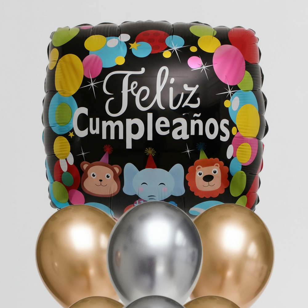 Set De Globos Decoración 7 Uds Especial Feliz Cumpleaños - Imagen 6