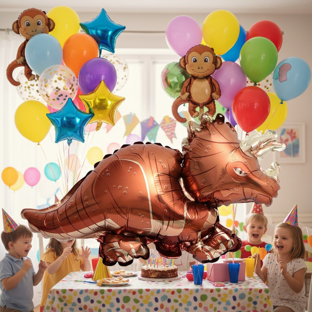 Globo Metálico / Globo Grande / Figura Grande De Dinosaurio - Imagen 5