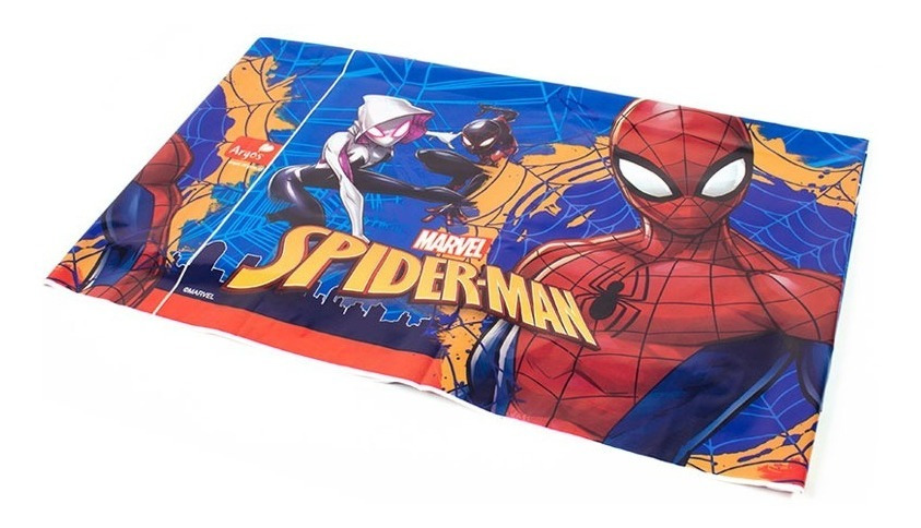 Mantel Plástico Decoración Rectangular Motivo Spiderman