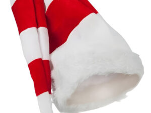 Gorro Navideño Rayas De Santa Claus / Viejito Pascuero