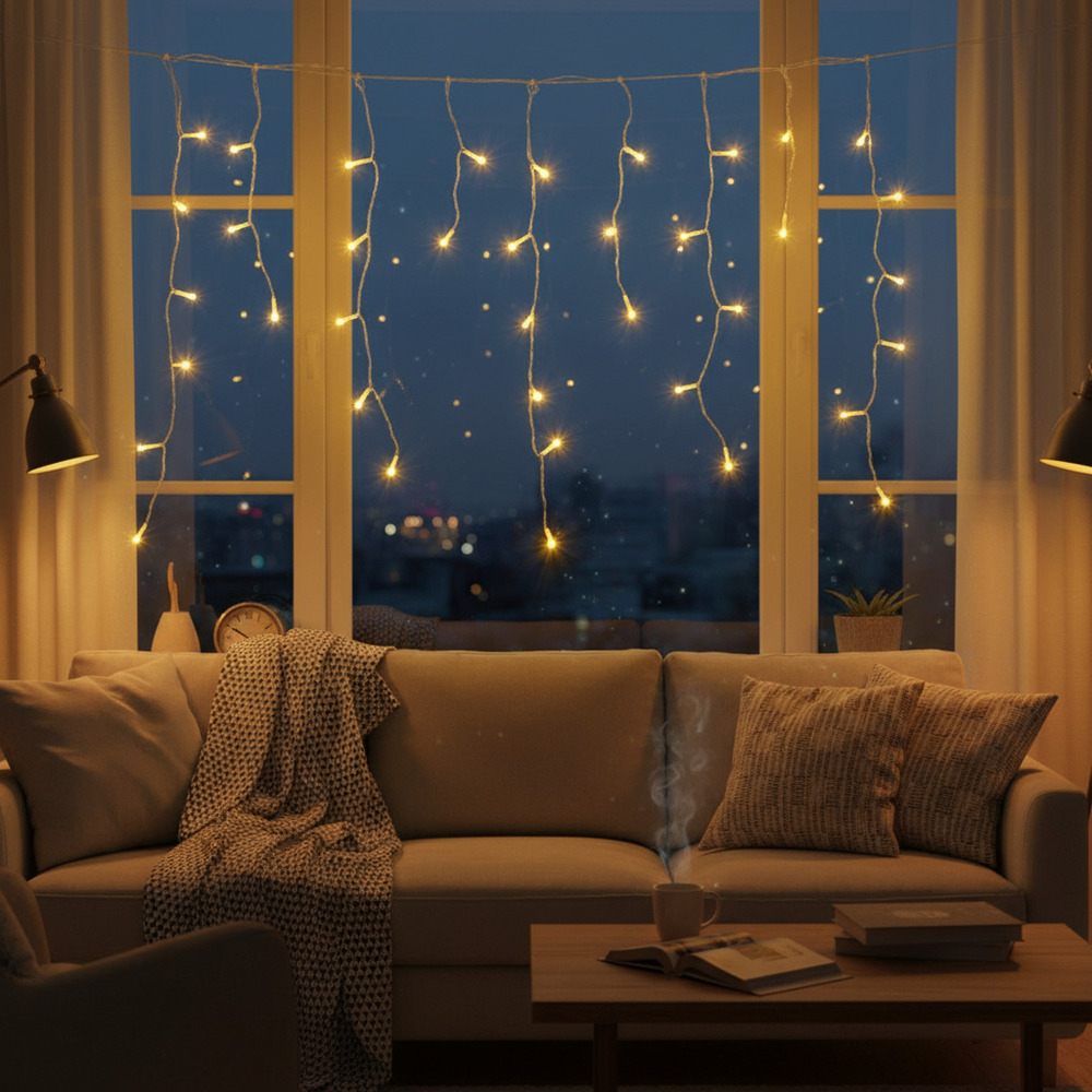 Cortina Decorativa Luz Led 2metros (acoplables) - Imagen 3