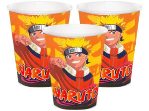 Pack 6 Uds Vaso De Cartón Con Diseño Naruto