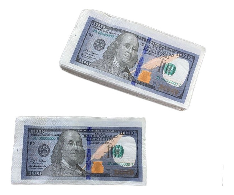 Servilletas De Papel Para Decoración Con Diseño Dolar