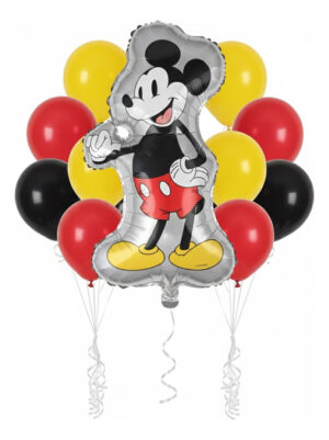 Set De Globos Decoración 11 Unds. Mickey Mouse