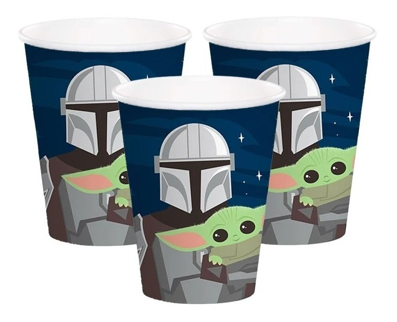Pack 6 Uds Vaso De Cartón Con Diseño Star Wars