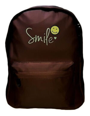 Mochila Escolar / Bolso / Nuevo Diseño Frontal (smile)