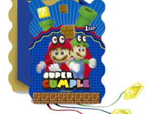 Piñata De Cumpleaños Super Mario Bros Rectangular