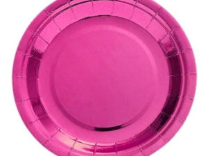 Pack 6 Uds Plato Pequeño Cartón / Diseño Color Metalizado