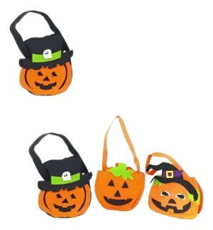 Pack 3 Uds Bolsa Para Dulces Motivo Halloween