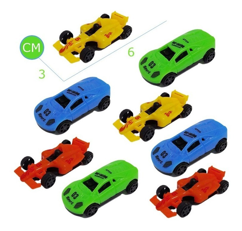 Estuche Con Mini Juguetes Figuras ( Autos ) Cotillón