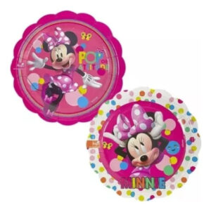 Pack 6 Uds Plato Pequeños Cartón / Diseño Minnie P O P