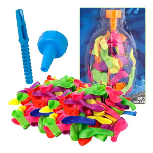 Globos 200 Bombitas D Agua + Boquilla + Herramienta D Cierre