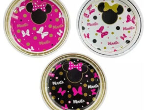 Pack 6 Uds Plato Pequeños Cartón / Diseño Minnie Mouse