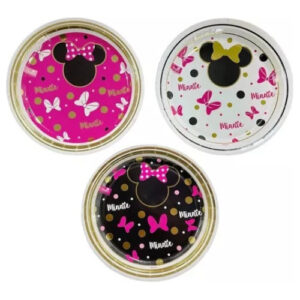 Pack 6 Uds Plato Pequeños Cartón / Diseño Minnie Mouse
