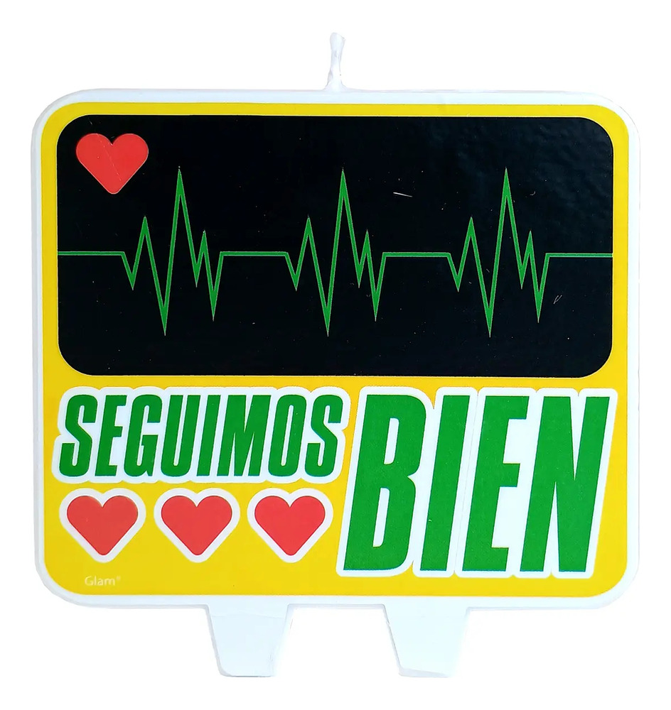 Vela Decoración Torta Seguimos Bien