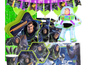 Set De Cumpleaños + Globos + Piñata Toy Story 6 Personas