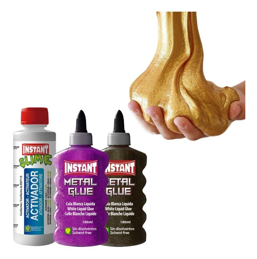 Kit Completo Para Crear Slime / Metallic / 360 Ml - Imagen 3
