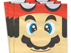 Servilleta Super Mario Bros Para Cumpleaños X 12