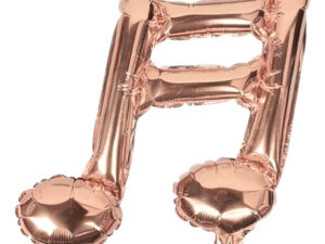 Globo Metálico Silueta Nota Musical ( N2 )