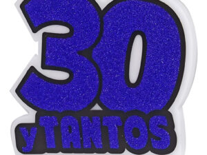 Vela Para Decoración De Torta 30 Y Tantos