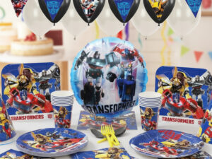 Set De Cumpleaños + Piñata + Globos Transformers Autobots 6