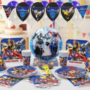 Set De Cumpleaños + Piñata + Globos Transformers Autobots 6