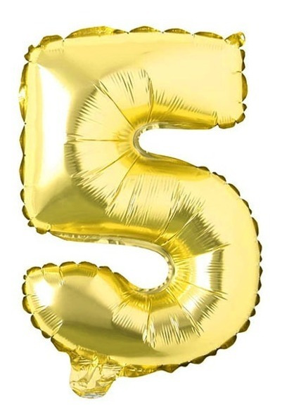 Globo En Forma De Numero - 45 Cm - Imagen 15