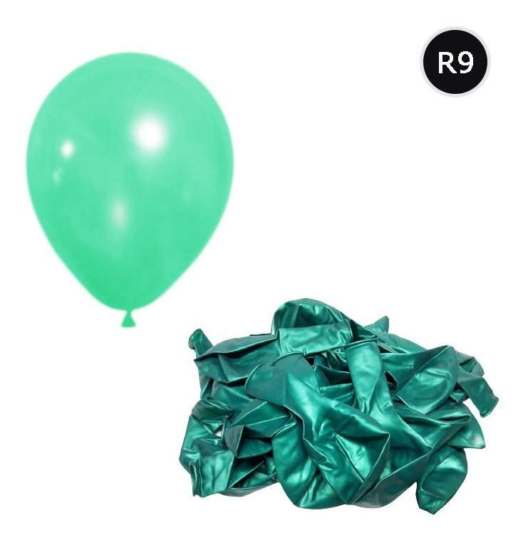 Pack 25 Uds Globos Decorativos De Látex Metálicos R9 - Imagen 12