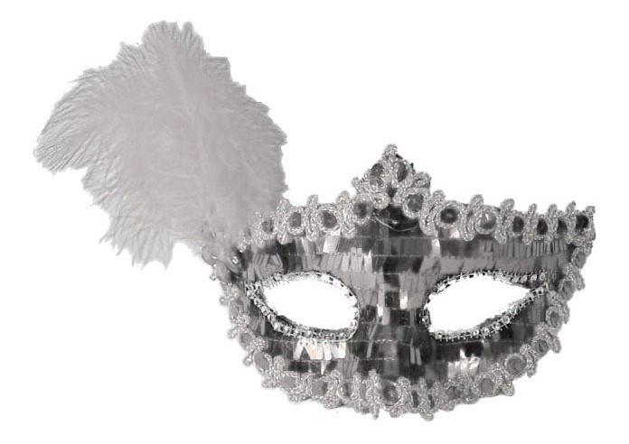 Mascara Para Tu Disfraz / Antifaz Veneciano Plumas Serie M55 - Imagen 5