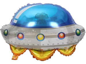 Globo Metalizado Silueta Nave Espacial