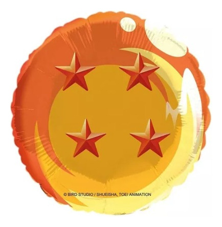 Pack 3 Uds Globos Metálicos Diseño Dragon Ball - Imagen 5