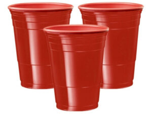 Pack  10 Uds Vaso De Plástico Con Diseño Unicolor ( 550 Ml )