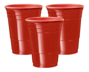Pack  10 Uds Vaso De Plástico Con Diseño Unicolor ( 550 Ml )