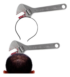 Cintillo Sangriento Fiesta Halloween Diseño Llave Ajustable