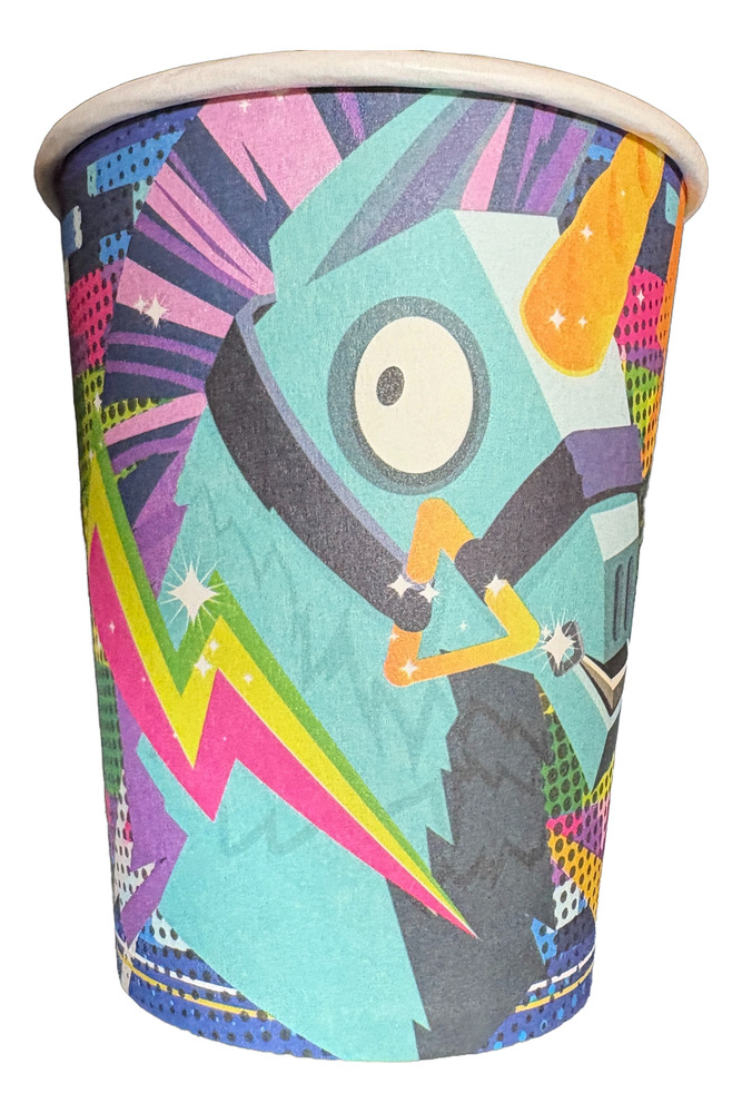 Vasos Fortnite De Cartón, Pack 6u