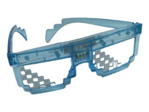 Gafas Diseño Pixelados / Con Luz / Fiesta / Cotillón