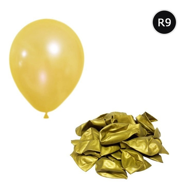 Pack 25 Uds Globos Decorativos De Látex Metálicos R9 - Imagen 7